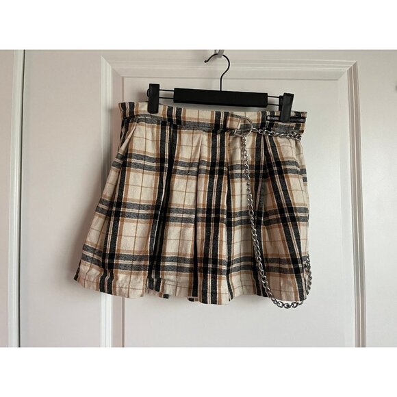 Plaid Mini Skirt - Picture 1 of 4